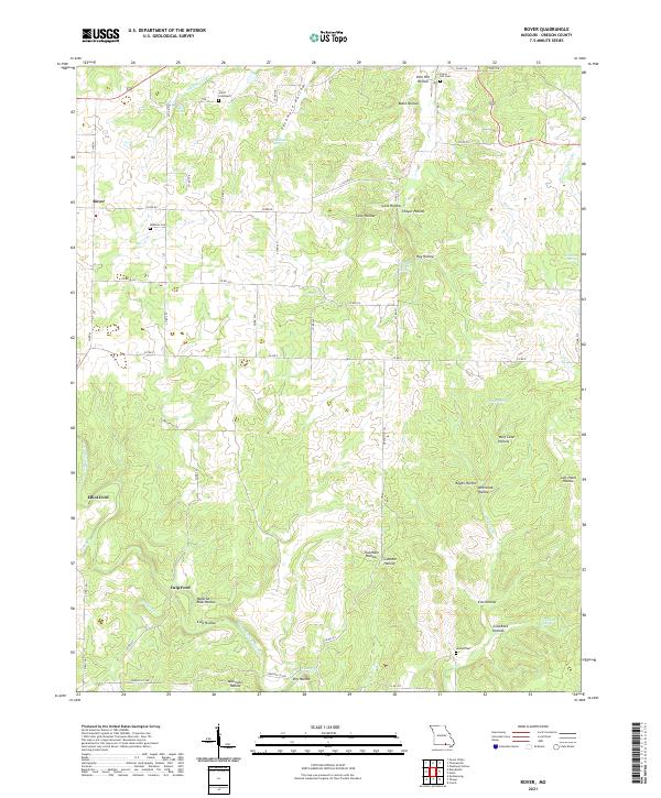 USGS Topographic Map – Rover