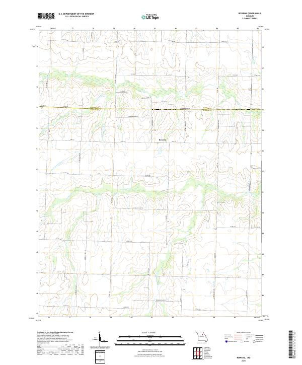 USGS Topographic Map – Rowena