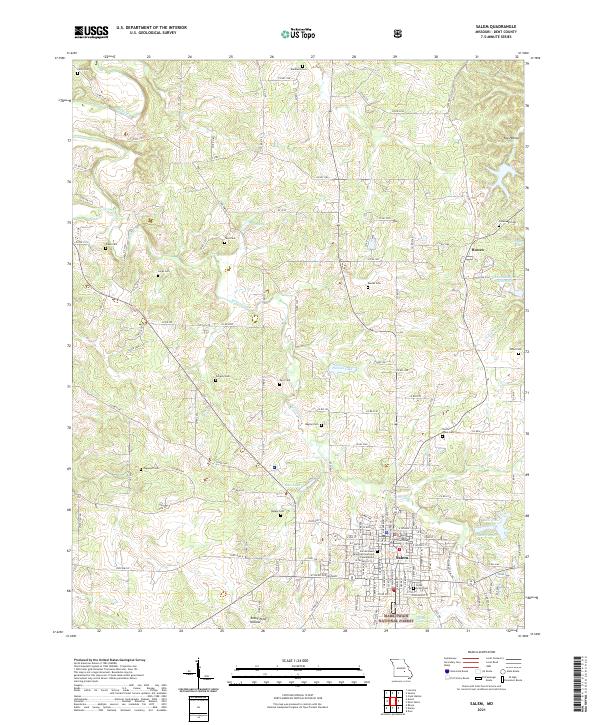 USGS Topographic Map – Salem