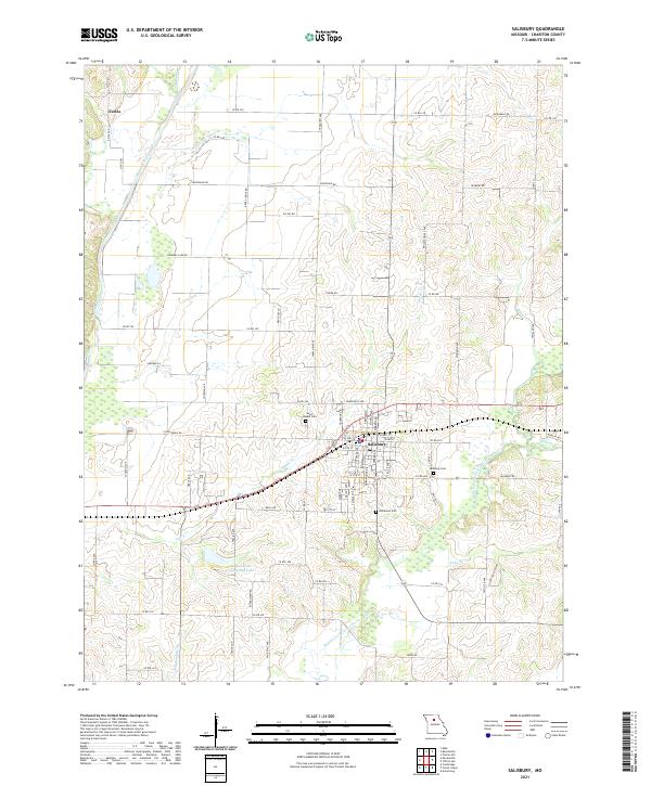 USGS Topographic Map – Salisbury