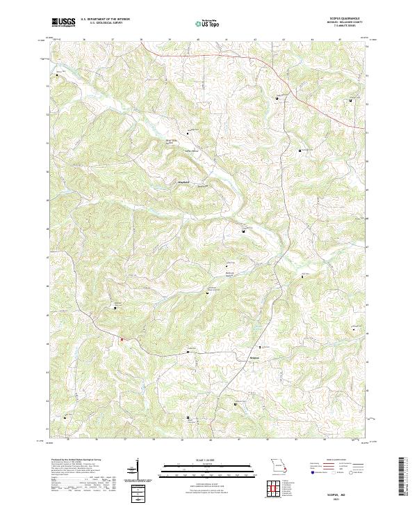 USGS Topographic Map – Scopus