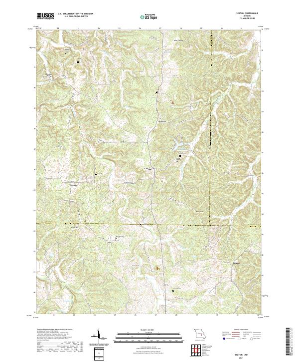 USGS Topographic Map – Seaton