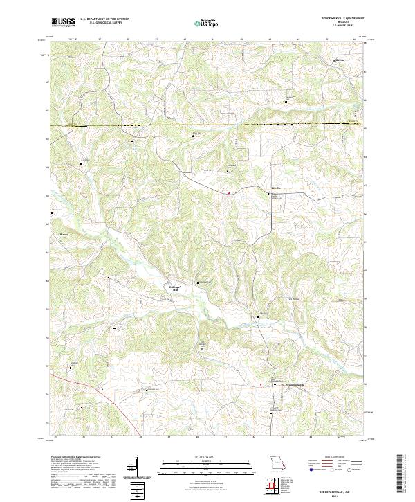 USGS Topographic Map – Sedgewickville