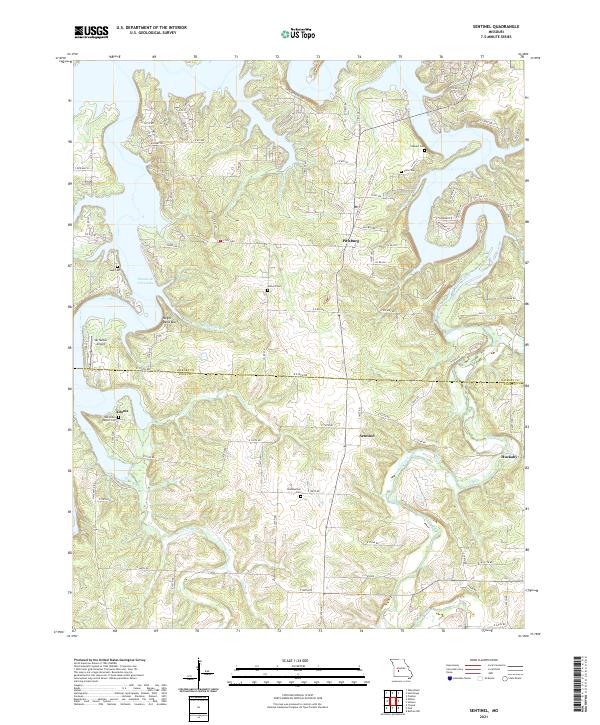 USGS Topographic Map – Sentinel