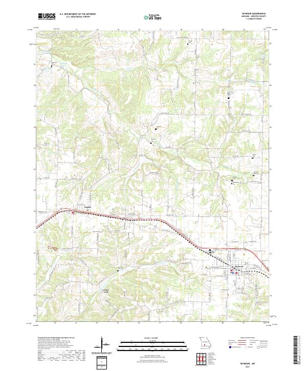 USGS Topographic Map – Seymour