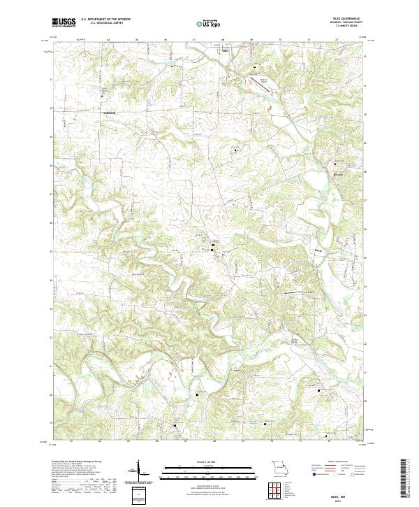USGS Topographic Map – Silex
