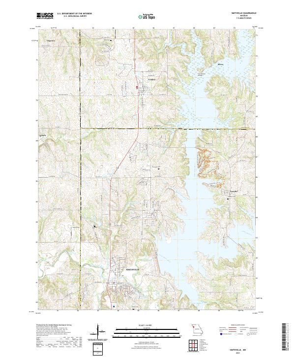 USGS Topographic Map – Smithville