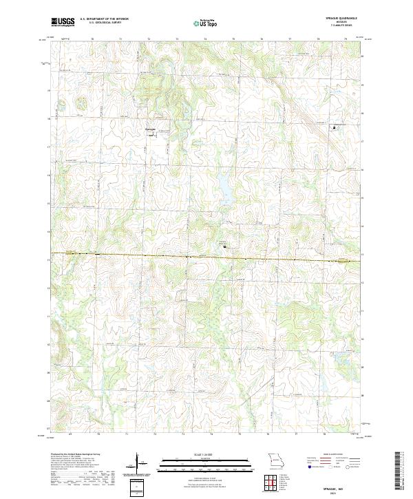 USGS Topographic Map – Sprague