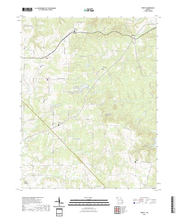 USGS Topographic Map – Sprott