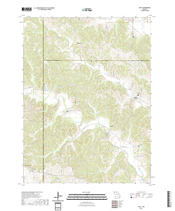 USGS Topographic Map – Stahl