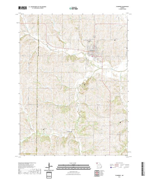 USGS Topographic Map – Stanberry
