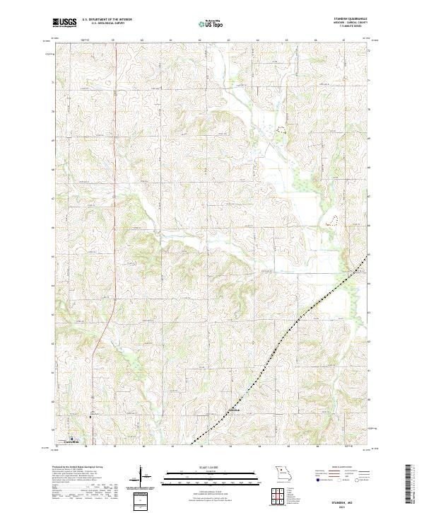 USGS Topographic Map – Standish