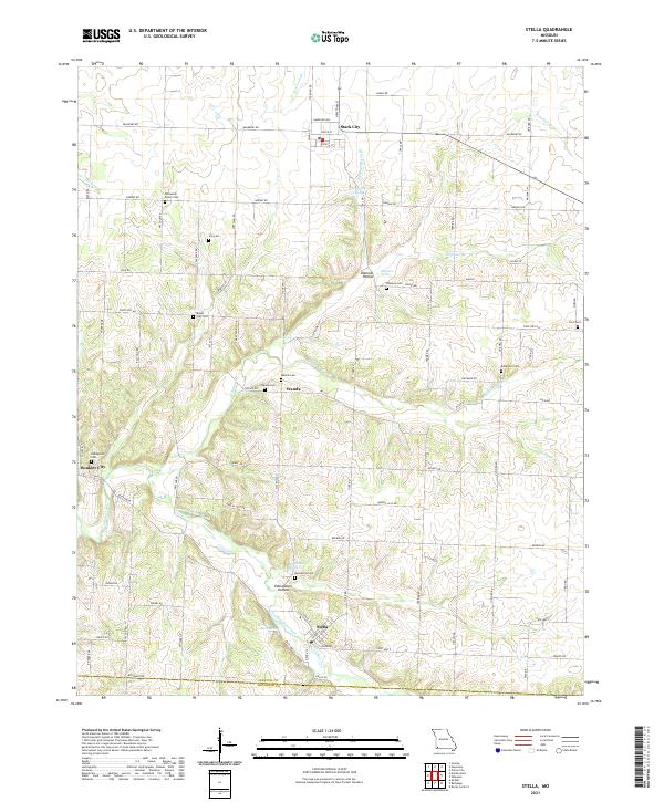 USGS Topographic Map – Stella