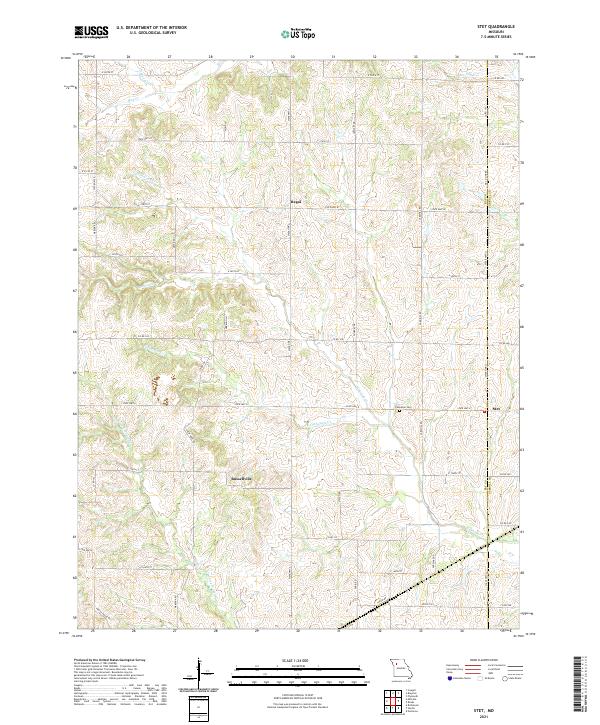 USGS Topographic Map – Stet
