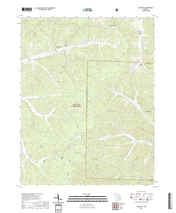 USGS Topographic Map – Stone Hill
