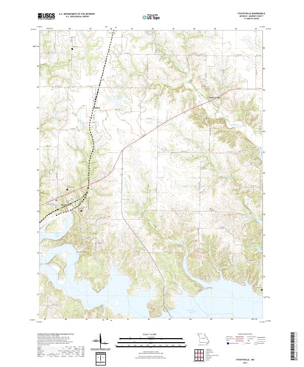 USGS Topographic Map – Stoutsville