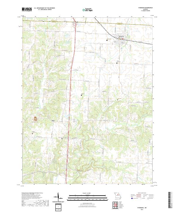 USGS Topographic Map – Sturgeon