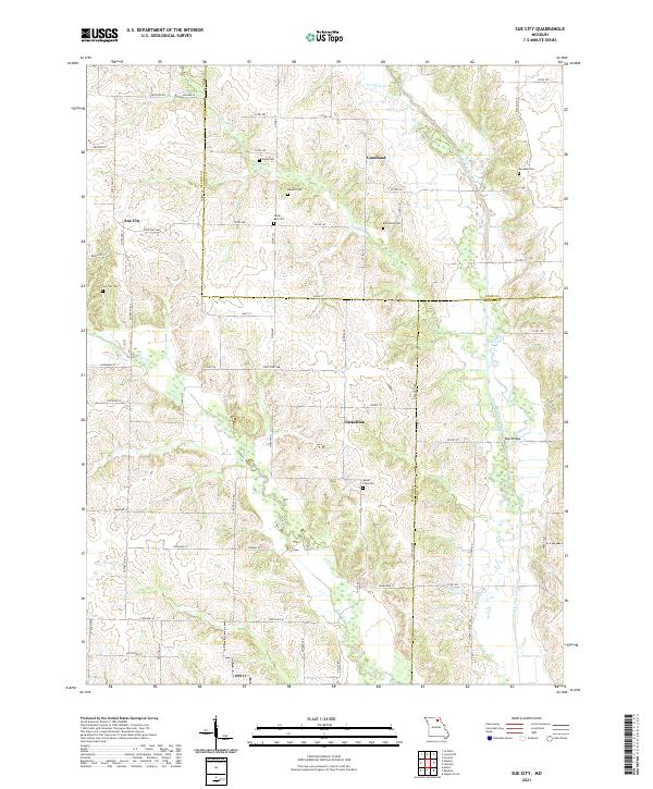 USGS Topographic Map – Sue City
