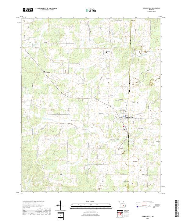 USGS Topographic Map – Summersville