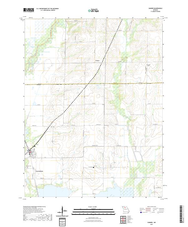 USGS Topographic Map – Sumner