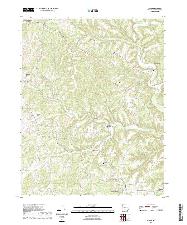 USGS Topographic Map – Sweden