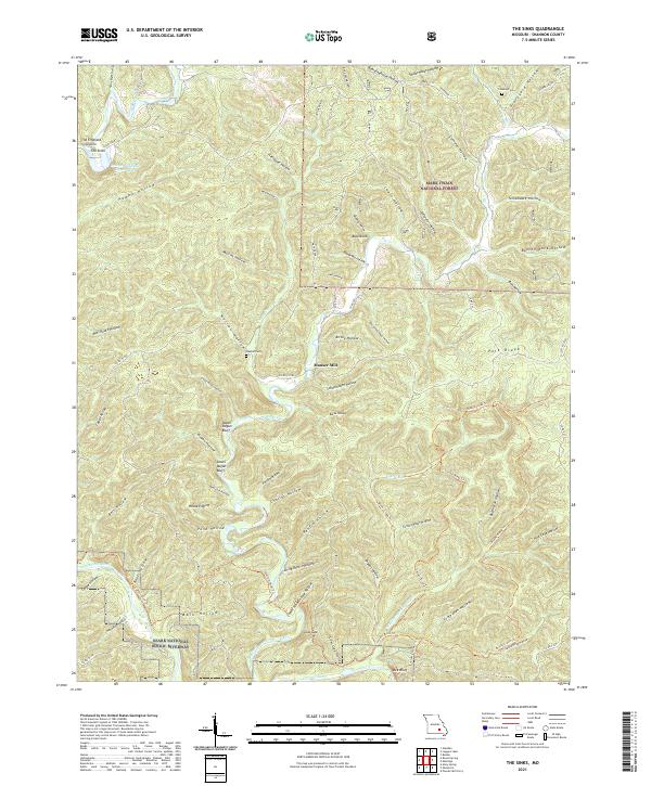 USGS Topographic Map – The Sinks