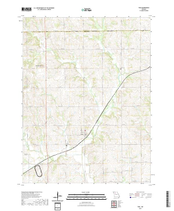 USGS Topographic Map – Tina