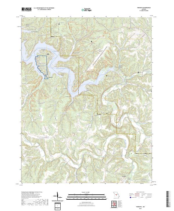 USGS Topographic Map – Toronto
