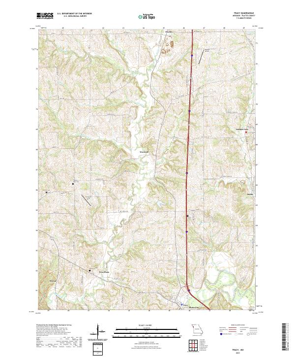 USGS Topographic Map – Tracy