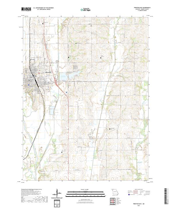 USGS Topographic Map – Trenton East