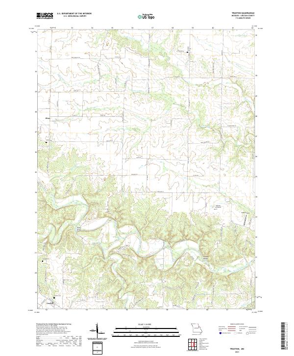 USGS Topographic Map – Truxton