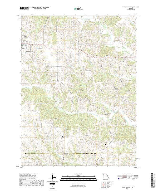 USGS Topographic Map – Unionville East