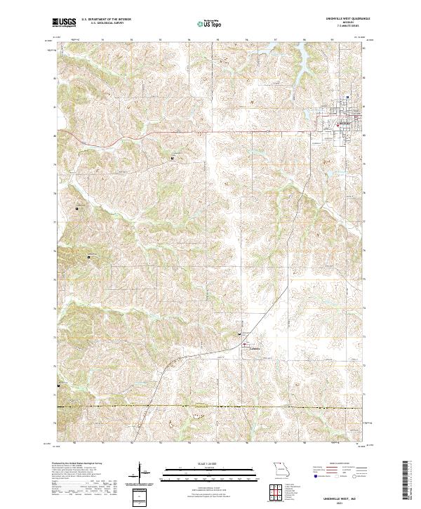 USGS Topographic Map – Unionville West