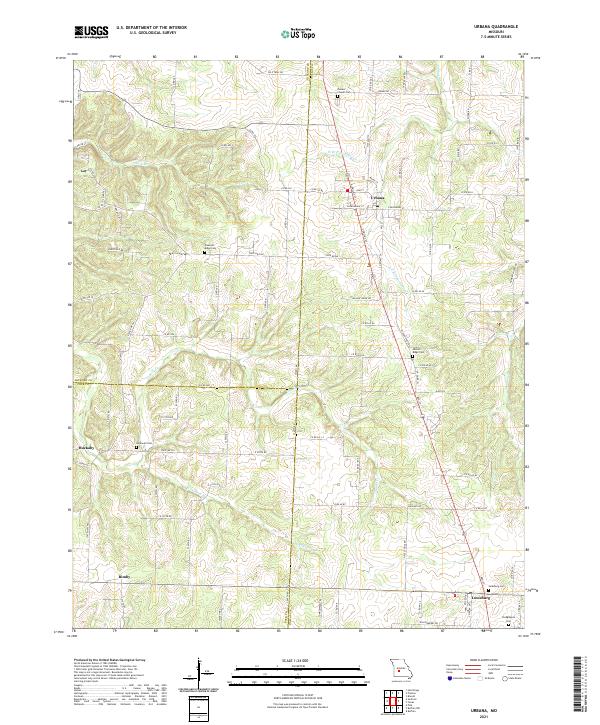 USGS Topographic Map – Urbana