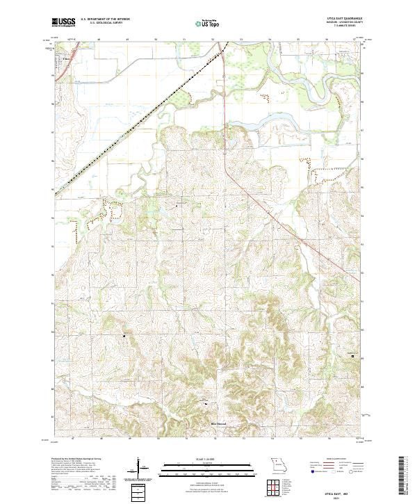 USGS Topographic Map – Utica East
