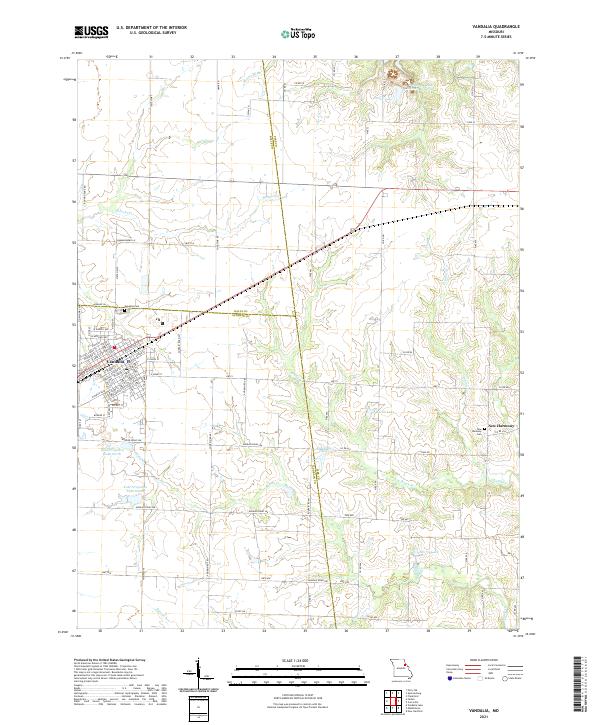 USGS Topographic Map – Vandalia
