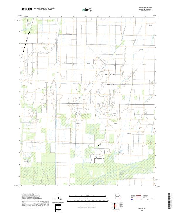USGS Topographic Map – Vastus