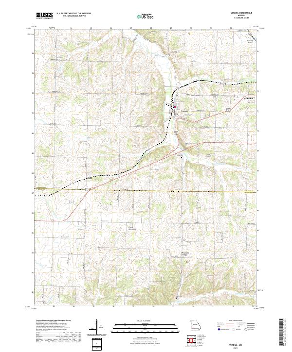 USGS Topographic Map – Verona