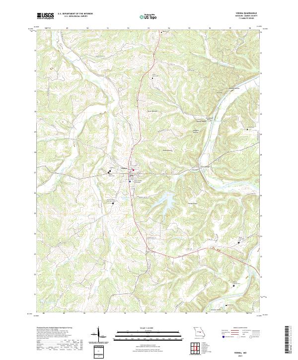USGS Topographic Map – Vienna