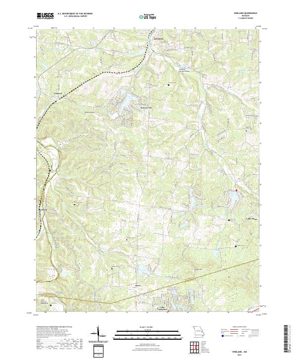 USGS Topographic Map – Vineland