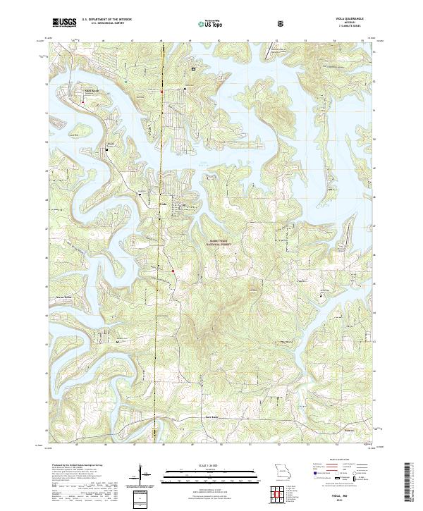 USGS Topographic Map – Viola