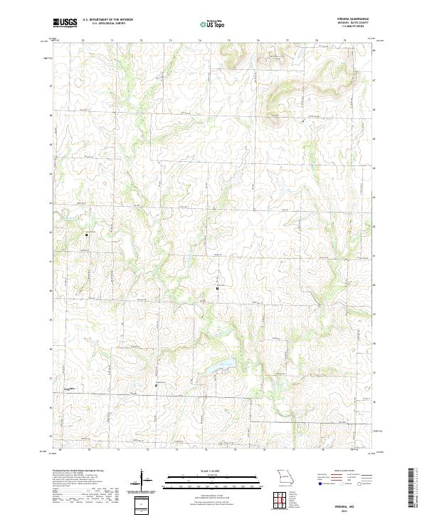 USGS Topographic Map – Virginia