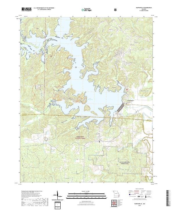 USGS Topographic Map – Wappapello