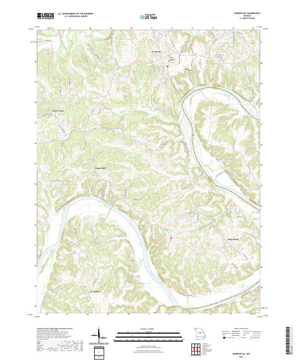 USGS Topographic Map – Wardsville