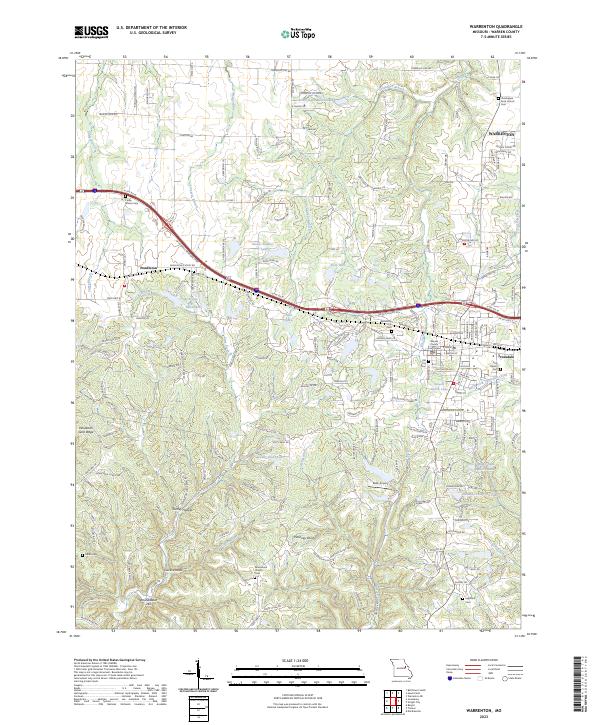 USGS Topographic Map – Warrenton