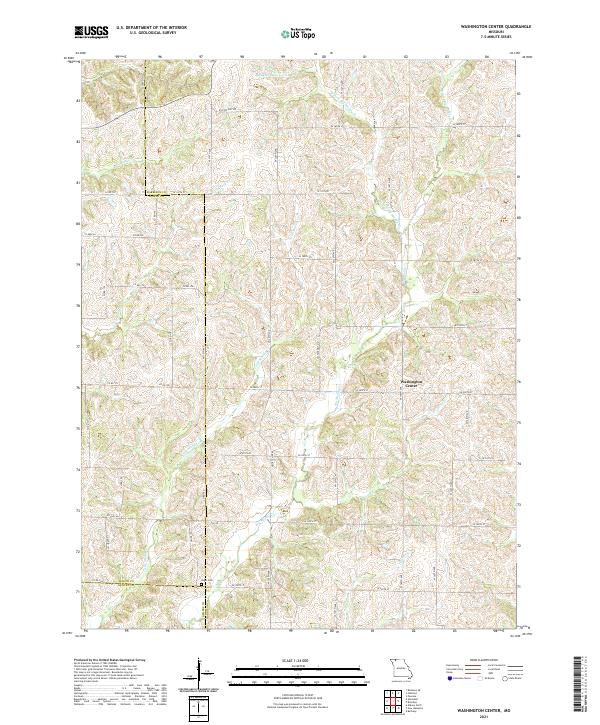 USGS Topographic Map – Washington Center