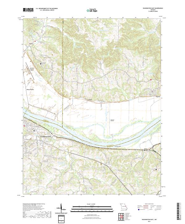 USGS Topographic Map – Washington East