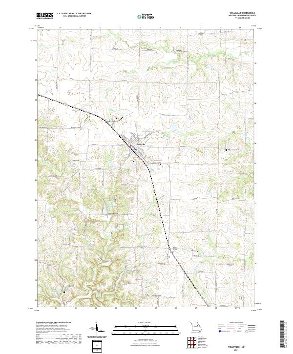 USGS Topographic Map – Wellsville