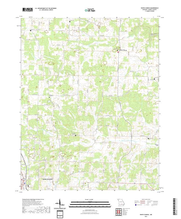 USGS Topographic Map – White Church
