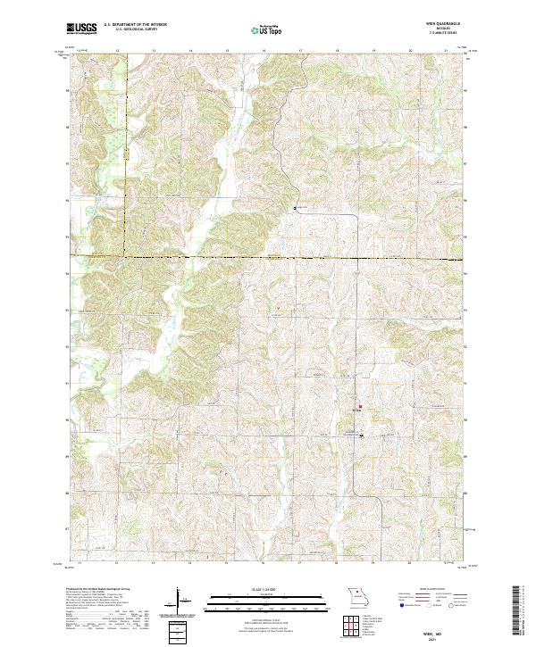 USGS Topographic Map – Wien